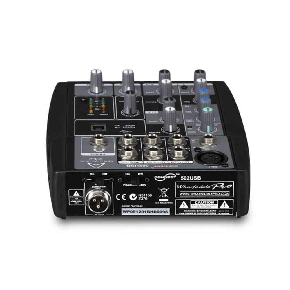 Wharfedale Connect 502 USB : 5 Input Mixer - Image 3