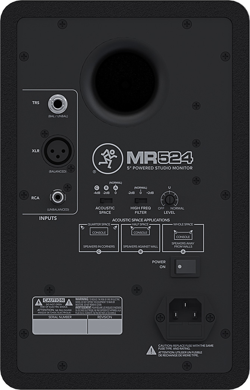 Mackie MR524 : 5" Active Studio Monitors - Image 4