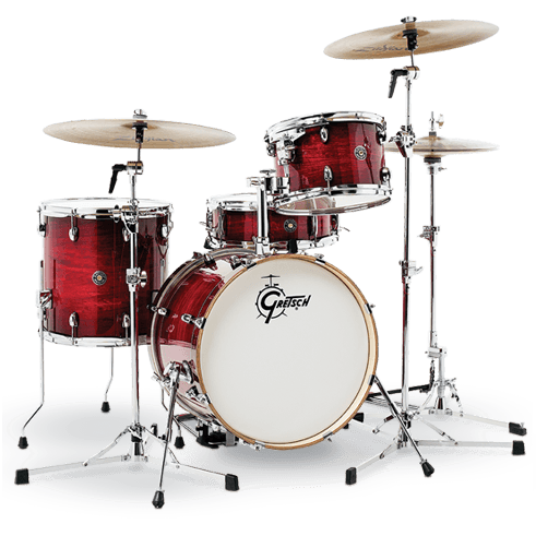Gretsch CT1-J484GCB Catalina Club 4 Piece Shell Pack w/ 18" Bass Drum : Gloss Crimson Burst