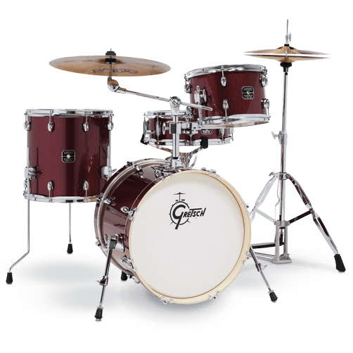 Gretsch GE4S484RS Energy 4 Piece Drum Kit w/ 18" Kick : Red Sparkle
