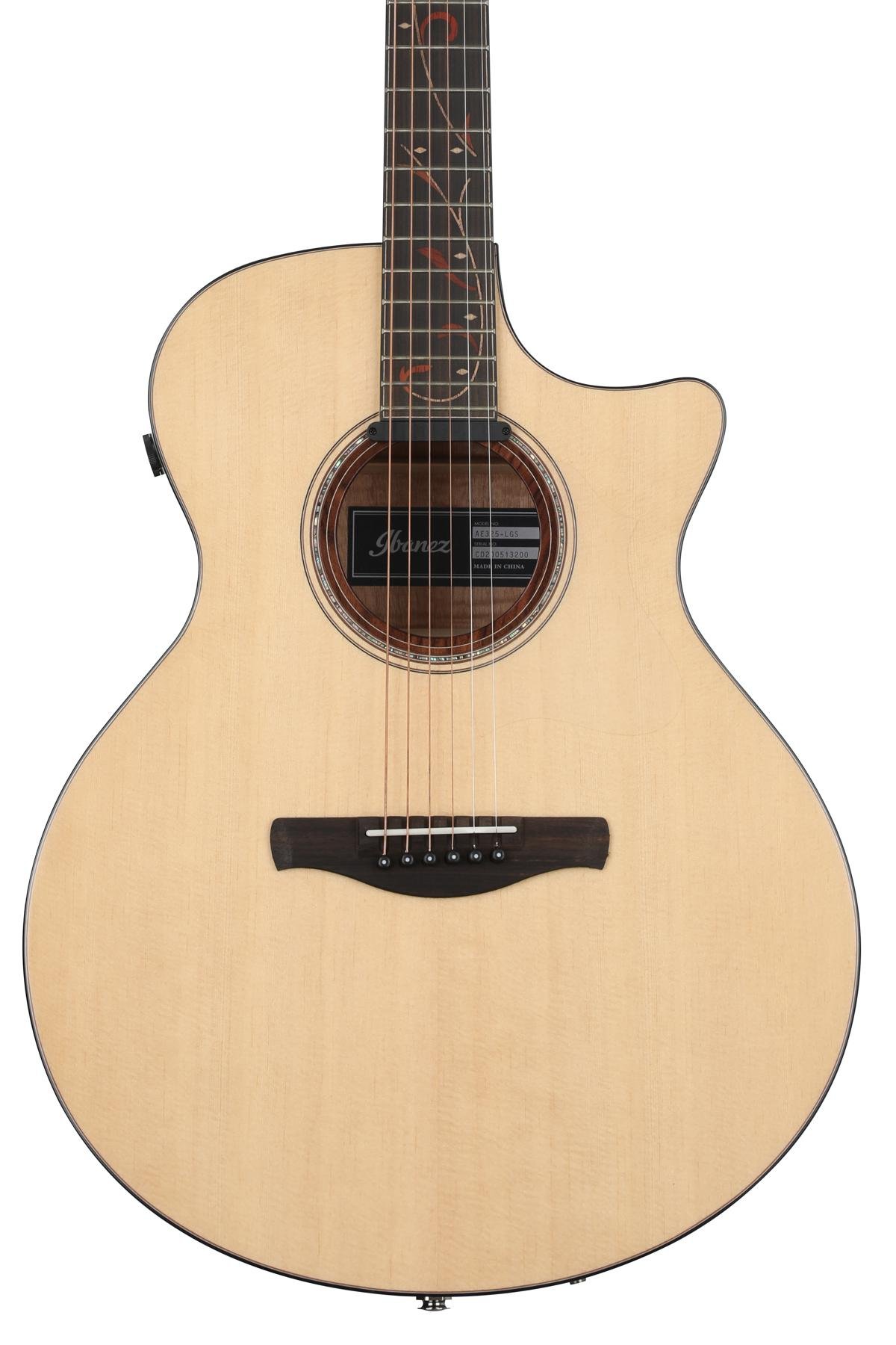 Ibanez AE325-LGS Acoustic Guitar w/ EQ : Natural Low Gloss - Image 2