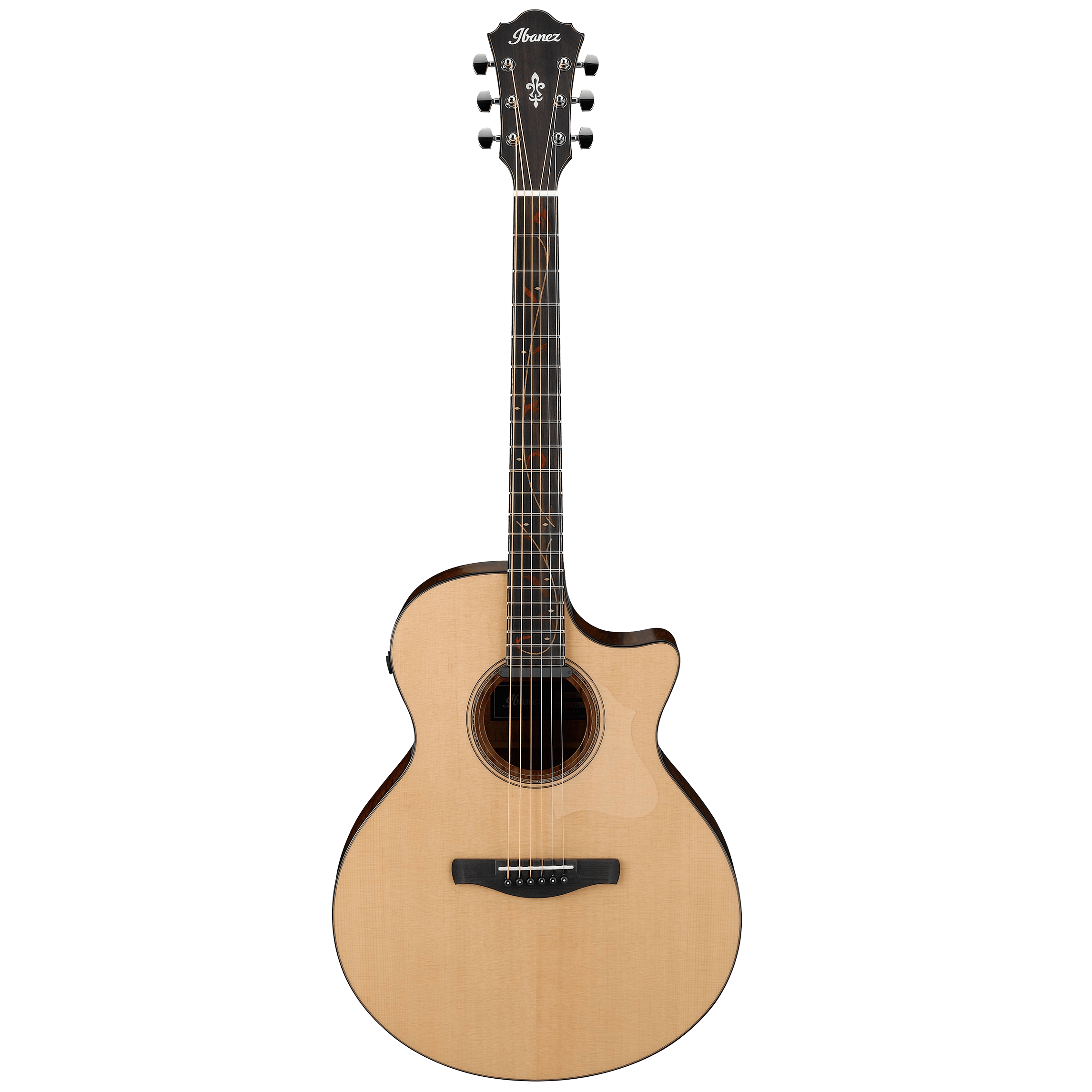 Ibanez AE325-LGS Acoustic Guitar w/ EQ : Natural Low Gloss