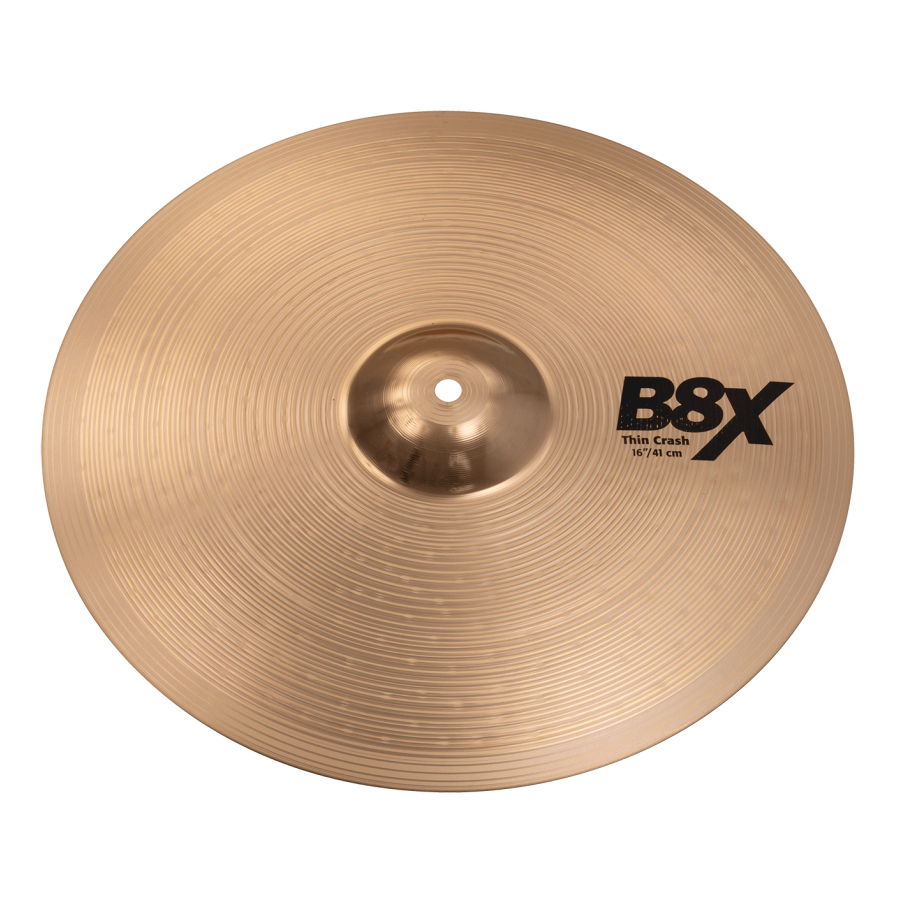 Sabian 41606X B8X Thin Crash Cymbal : 16"