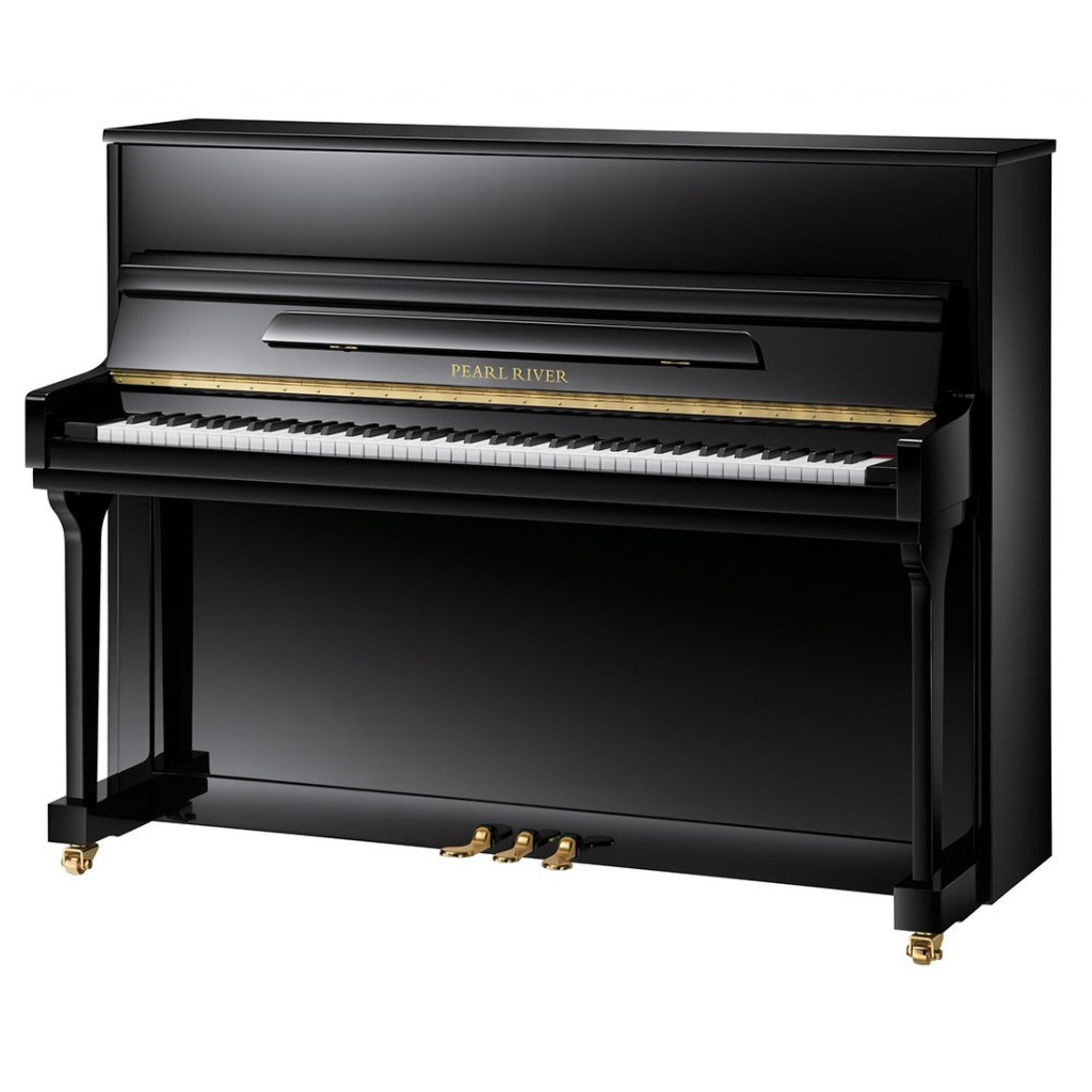 Pearl River UP115M2 Upright Acoustic Piano : Polished Ebony