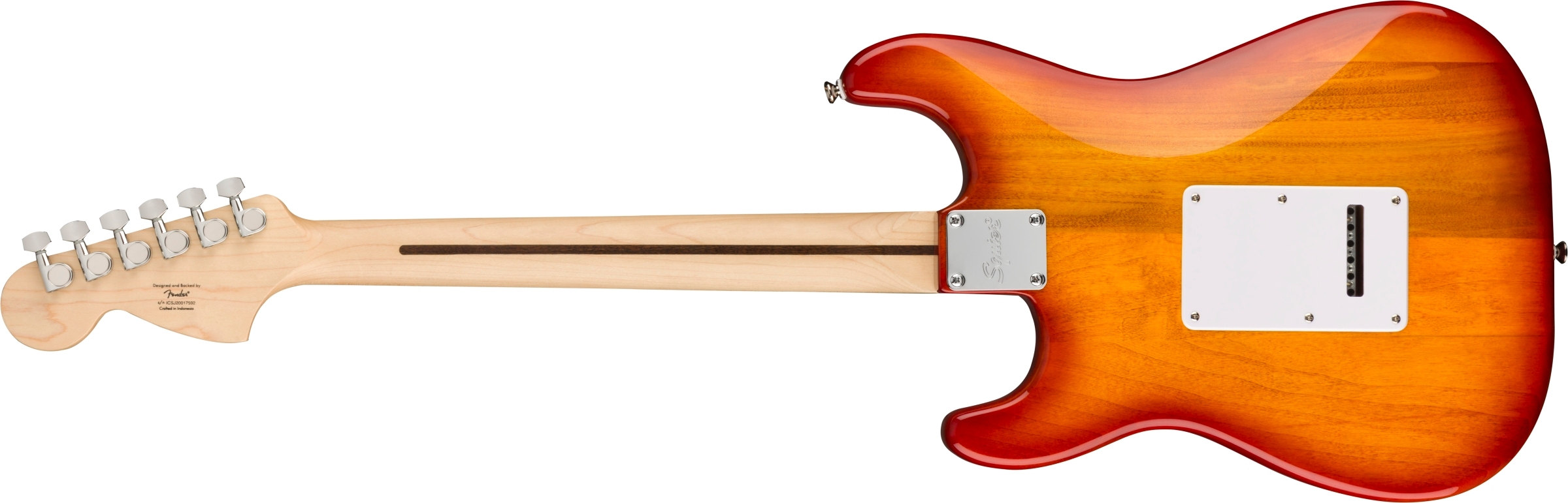 Fender Squier Affinity HSS Flame Maple Stratocaster Electric Guitar : Sienna Sunburst - Image 2