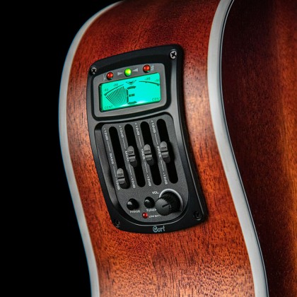 Cort GA-MEDX M Grand Auditorium Acoustic Guitar w/ EQ : Open Pore - Image 6