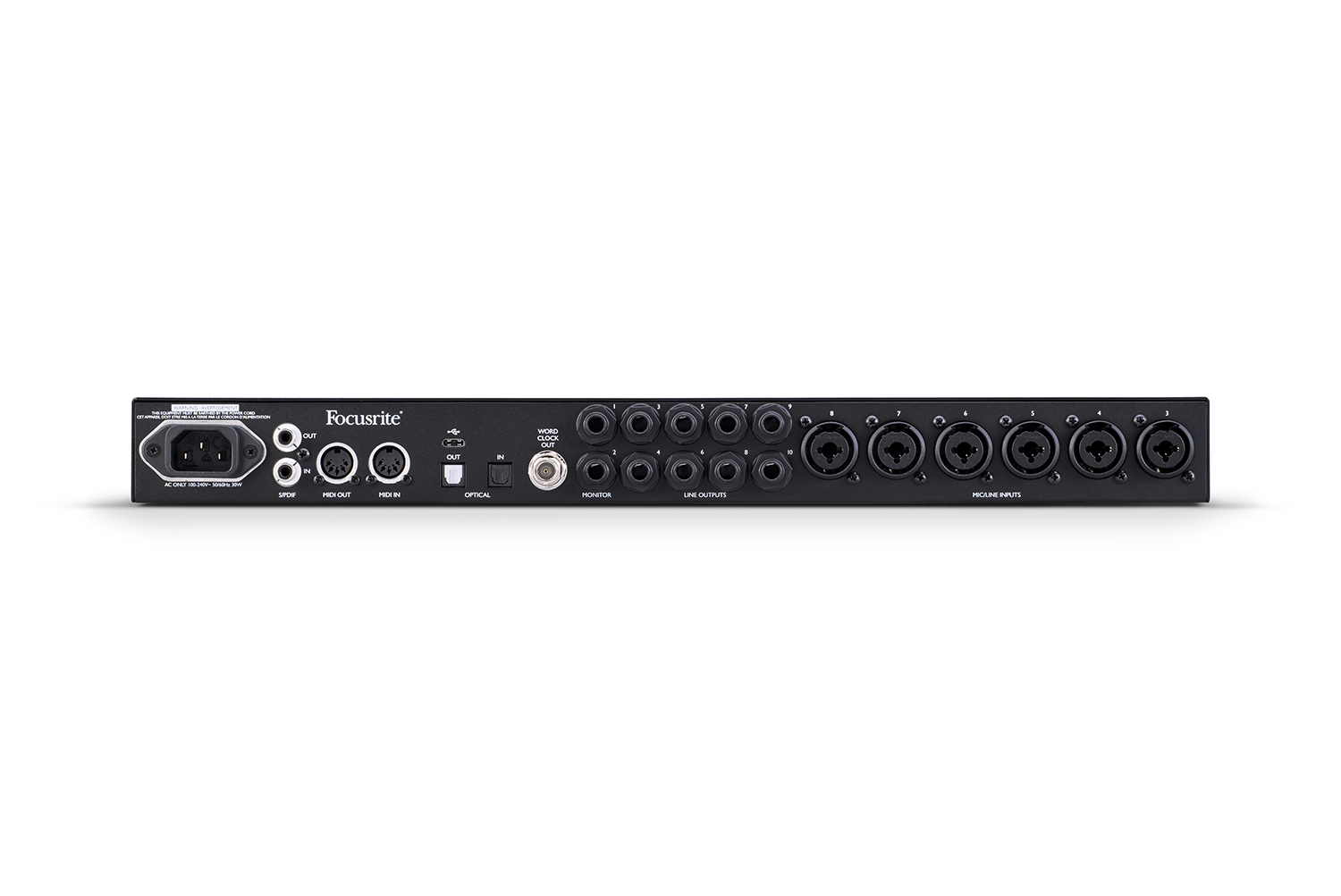Focusrite Clarett+ 8 Pre USB-C Audio Interface - Image 5