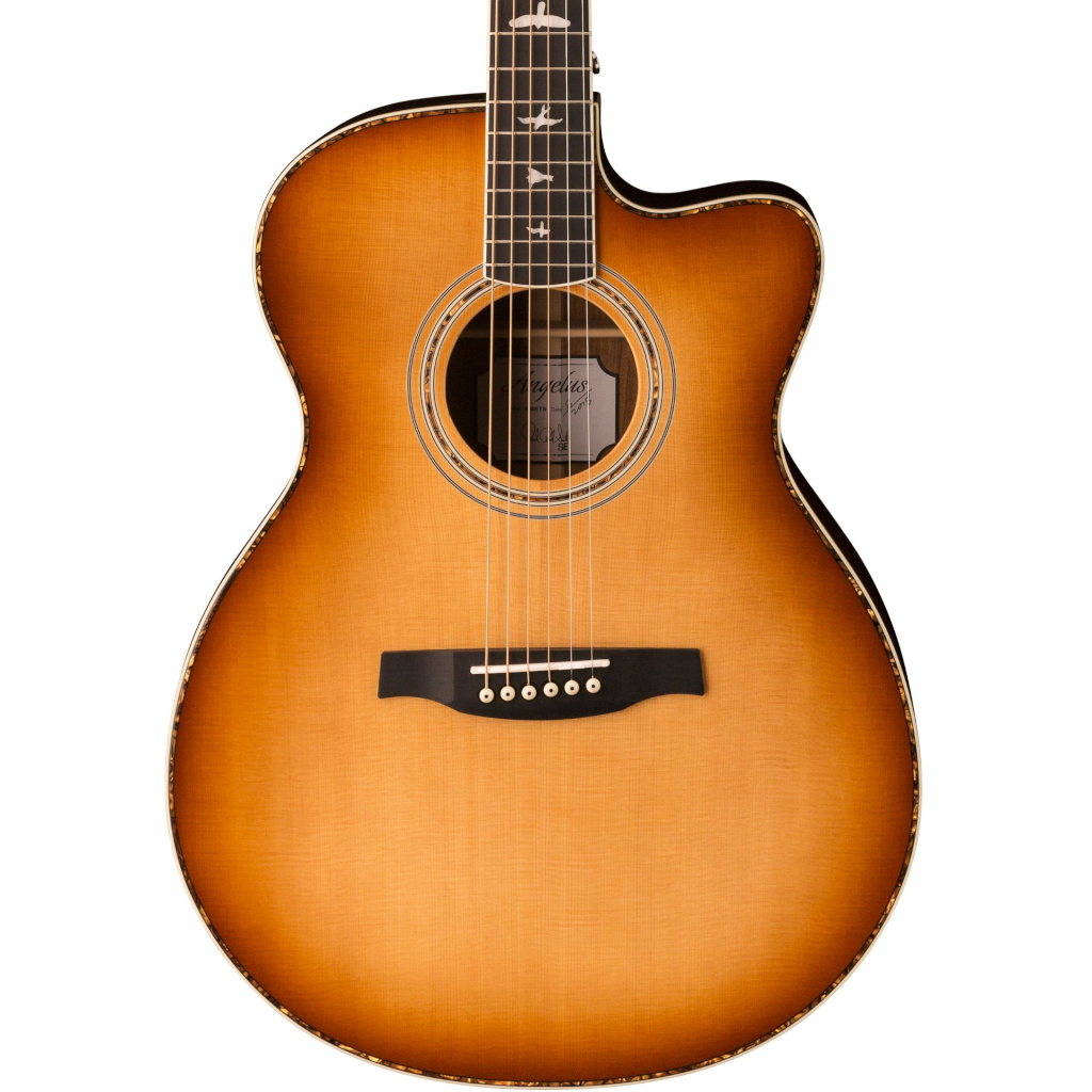 PRS SE Angelus 40 AE40E Acoustic Guitar w/ EQ : Tobacco Sunburst - Image 3