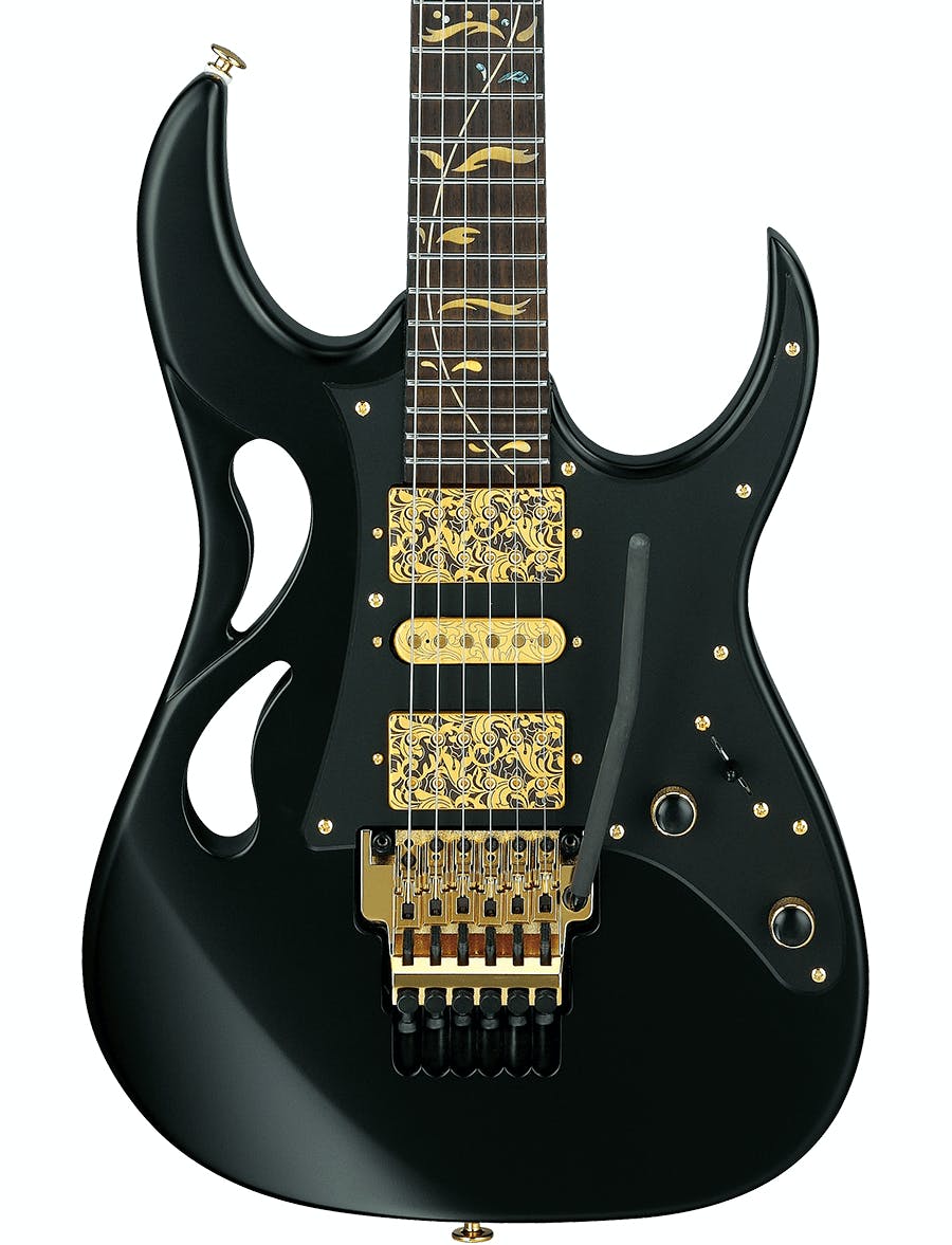 Ibanez PIA3761-XB Jem Steve Vai Signature Electric Guitar w/ M20RG Hard Case : Onyx Black - Image 6