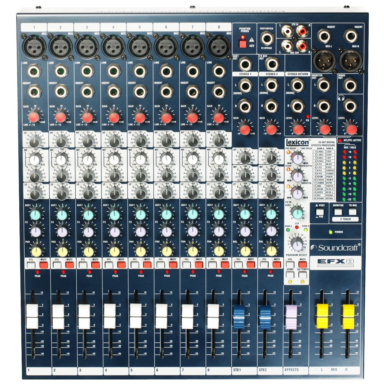 Soundcraft EFX8 Professional 8 Channel Mixer