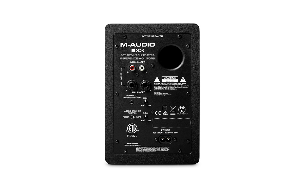 M-Audio BX3 3.5" Active Studio Monitors : Pair - Image 4