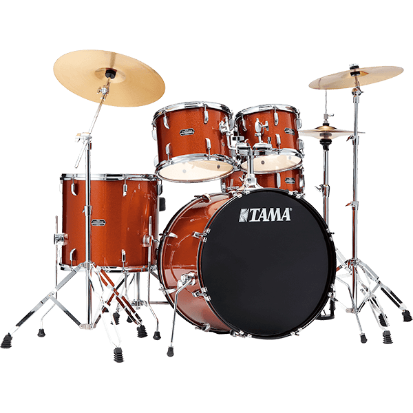 Tama Stagestar ST52H6C 5 Piece Drum Kit w/ 22" Kick Incl. Hardware & Cymbals : Scorched Copper Sparkle