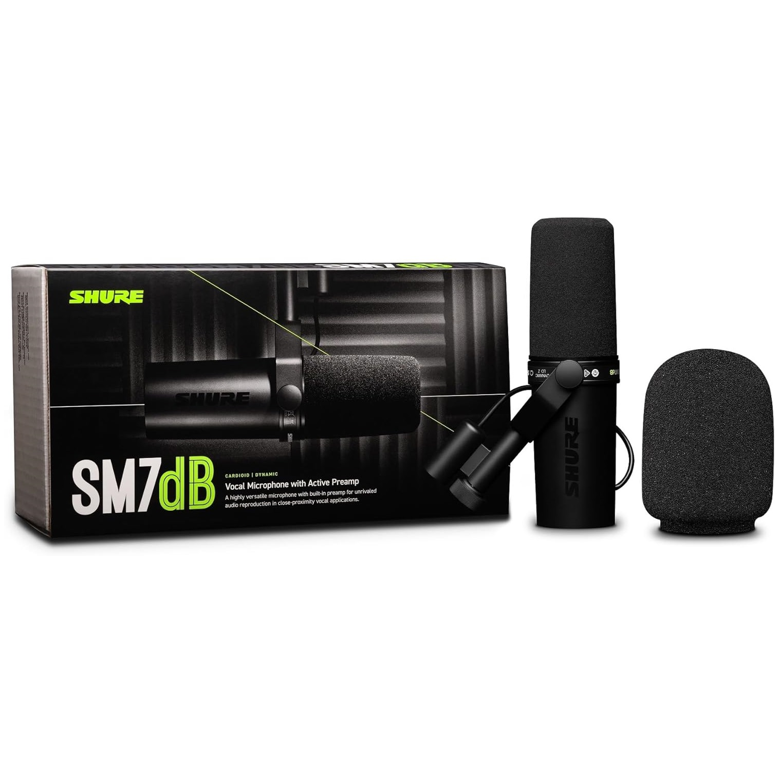 Shure SM7DB Dynamic Microphone with Built-In Preamp - Image 6