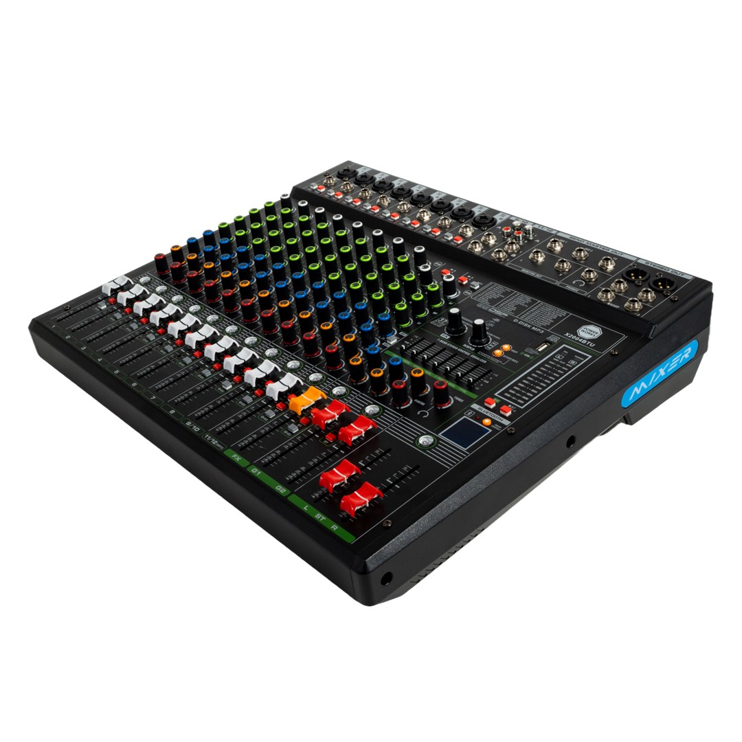 PowerWorks X2004BT-USB : 12 Channel Mixer w/ Bluetooth & USB - Image 3
