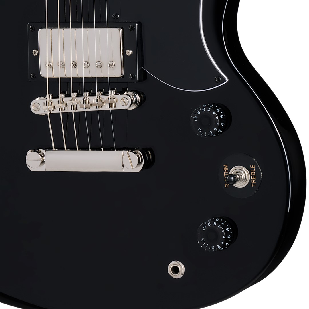 Epiphone E1SGT-EB SG Tribute Electric Guitar : Black - Image 3